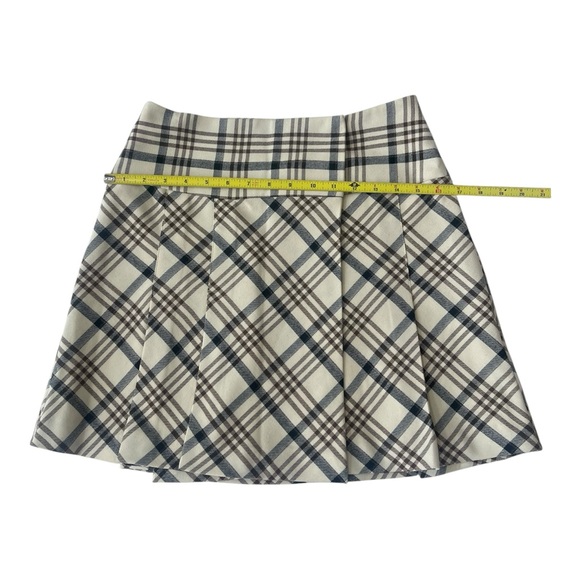 The Limited Black and White Cream Mini A-Line Pleated Skirt Size 2 - Picture 12 of 15